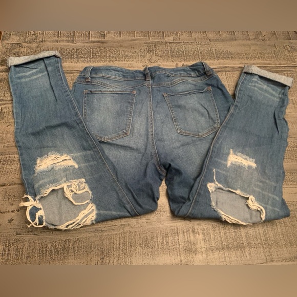 Women’s Vintage Reunion Rewash Karma Classic Rise Jean, 13/31 size, 25”Long, EUC - Picture 5 of 8